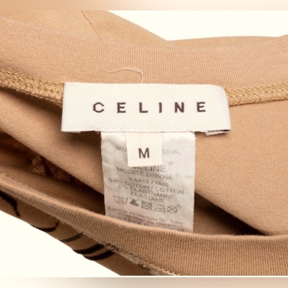 CELINE VINTAGE TRIOMPHE CHAIN LINKS KNITTED TOP - w RECEIPT - Picture 5 of 6